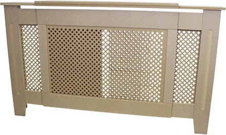 Radiatorbekleding - Radiatorombouw kant en klaar - Omkasting - Bruin