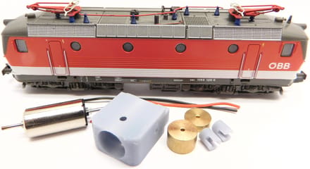 micromotor NF059C motor ombouwset voor Fleischmann ÖBB Rh 1044, Rh 1144