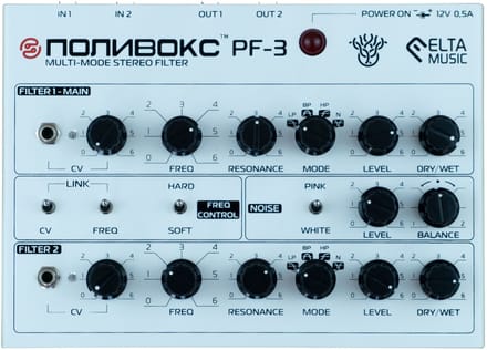 ELTA MUSIC Polivoks PF3 White - Analoog effect voor keyboards