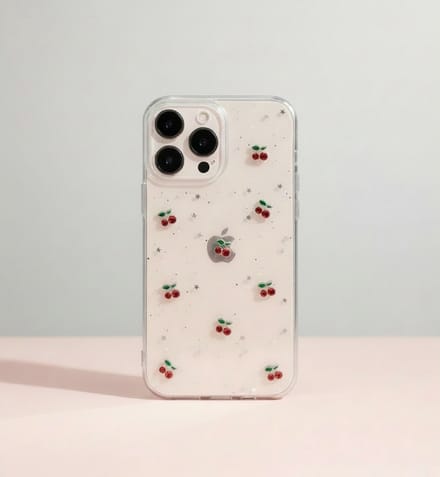 Telefoonhoesje / Iphonehoesje met kersjes, cherries, kers [iphone 15]