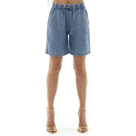 Korte Broek Leone 1947 Woman Bermuda Chambray Fancy Stripes