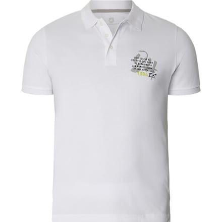 Jan Vanderstorm herren Poloshirt - 52/54 - wit - Plus Size