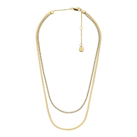 FOSSIL ELLIS Dames Collier - Goudkleurig