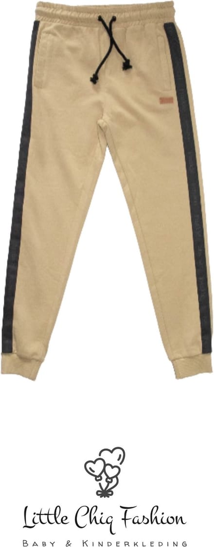 Funkle Boys Jogger Sand – Sportieve Bies & Premium Comfort – Luxe Jongenskleding