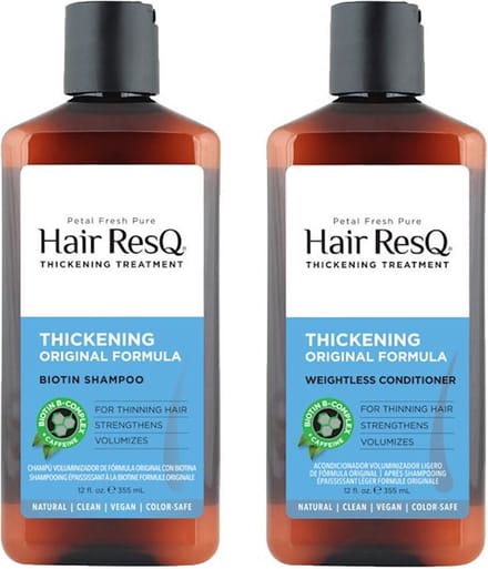 PETAL FRESH - Hair ResQ Shampoo + Conditioner Thickening Original - 2 Pak