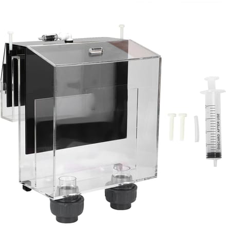 Kwaliteit Acryl Zelfstart Sifon Hang On Overloopbox voor Vissenkom Aquarium gray