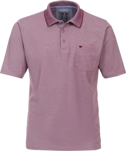Redmond regular fit heren polo - jersey - paars