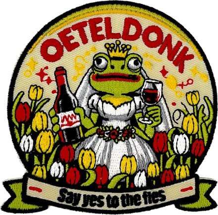 Fjesta© Oeteldonk embleem - Say yes to the fles