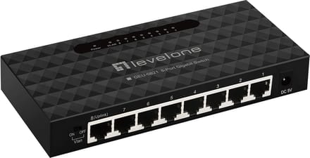 Managed Gigabit Netwerk Switch - 8 Poorten Gigabit Ethernet (10/100/1000)