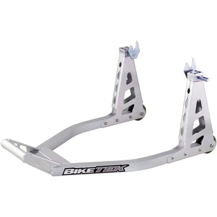 Achterste aluminium standaardsteun (vorken) Biketek