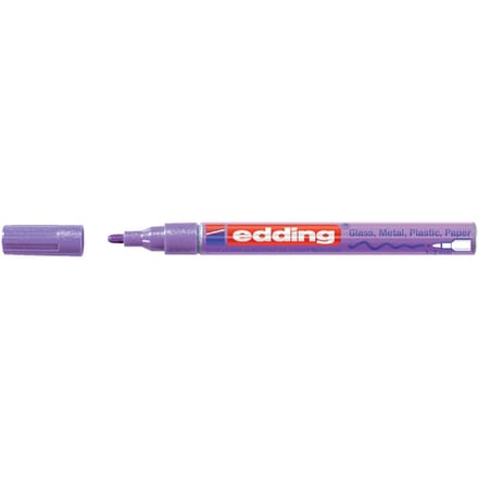 Paintmarker edding 751 op oliebasis 1-2mm metallic paars
