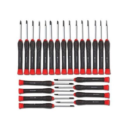 Kruiskop zeskant TORX schroevendraaierset SONIC Precision 23 stuks
