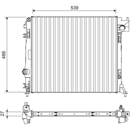 Radiateur VALEO 701108