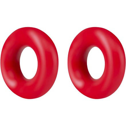 Blush Stay Hard Donut ringen Oversized Penisring - Rood