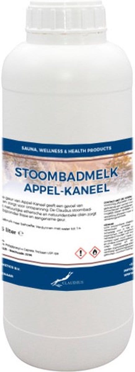 Stoombadmelk Appel-Kaneel 1 liter