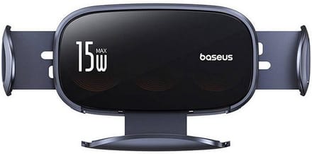Baseus LightChaser car holder with induction charger (black)