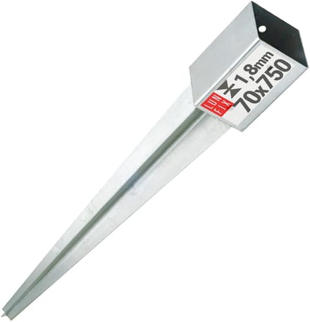 LUN FIX - Hameranker 70x70x2mm - Anker 750mm