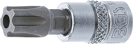 BGS Dopsleutelbit - 1/4 - TS-profiel (voor Torx-plus) met boring TS50