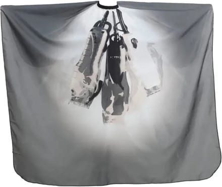 Livano Baardschort - Beard Bib - Scheerschort - Baard Cape - Kappersmantel - Kapmantel - Tondeuse
