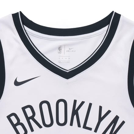 Maillot de Basketball Nike Coupe Droite Séchage Rapide - Nets Kevin Durant N°. 7 Maillot Homme Blanc 864401-103 S gray