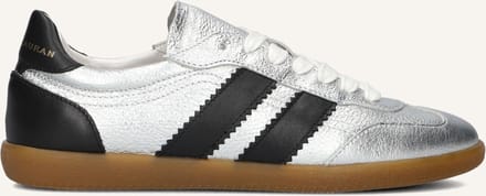 STEFANO LAURAN 1white101 Sneakers - Leer - Dames - Zilver - Maat 36