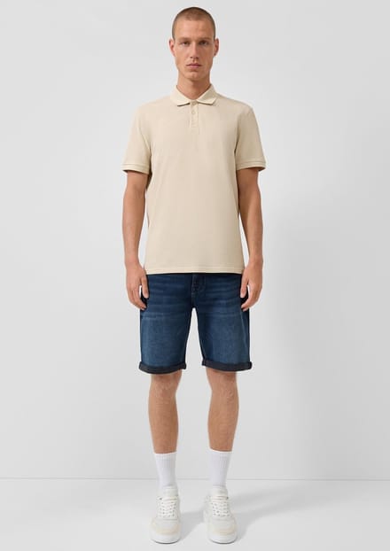 QS - male - Denim Korte Broek John Regular Fit / Mid Rise