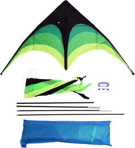 Driehoek Vlieger - Vlieger Speelgoed - Buiten Spelen - Gemakkelijk Vliegen - 160x80cm - Multicolor