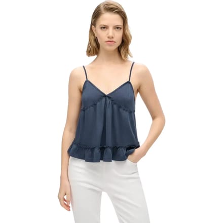 Vrouwen jersey top met ruffles Superdry