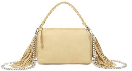 Giuliano kunstlederen suede handtas Lunelle - Dames - Beige
