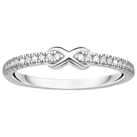 Thomas Sabo Dames-Damesring 925 Zilver 22 Zirkonia 50 Zilver 32017880