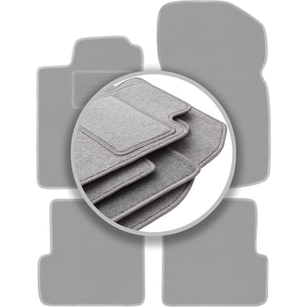 Automatten asgrijs voor: Renault Megane I cabrio, coupé (1995-2002)