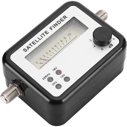 SF9504dB Draagbare Satelliet SAT Finder Signaalsterktemeter met Digitaal Display gray