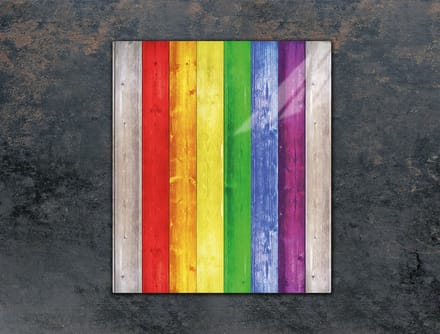 TMK ArtDeko - Snijplank - 45x52 cm - Glas - Kleurrijk