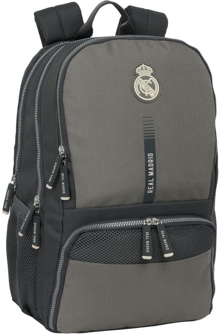 REAL MADRID C.F. C.F. - Schoolrugzak - Grijs - Ergonomisch - Laptopvak