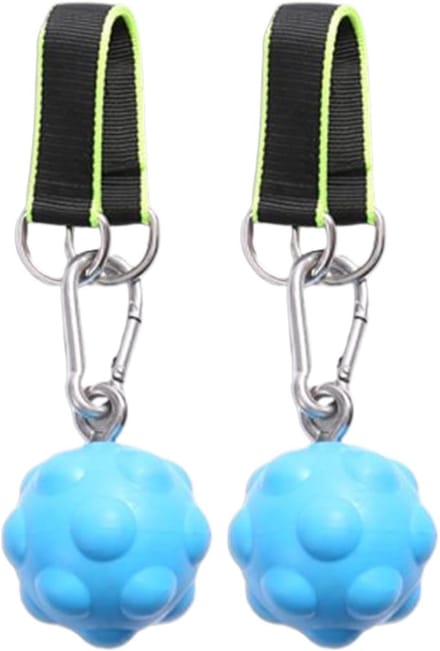 Krachttrainer Ballen - Grip Ballen - Onderarm Training - Duurzame Rubber Constructie - 8 cm Diameter - Blauw