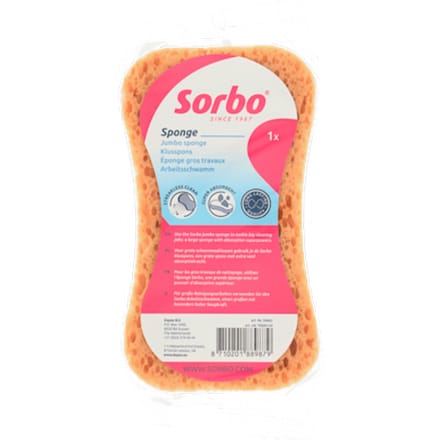 Sorbo Klusspons XL - Extra Absorberende Spons - Voor Auto, Schrobben en Schoonmaken - 1 Stuk