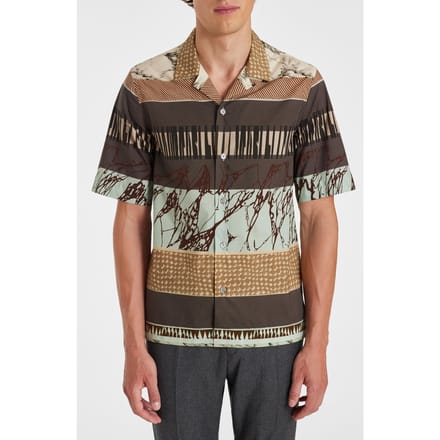 Paul Smith S/s Regular Fit Shirt Lt Greyish Green Maat: M | Casual Overhemden Outlet | Heren | Grijs