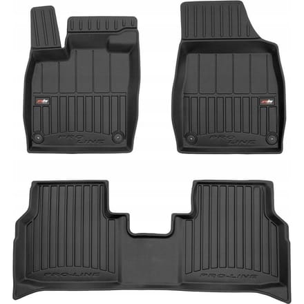Frogum No.77 - Automatmatten passend voor Audi Q4 E-Tron vanaf 2021 - 3D Korfmodel - TPE Rubber - Zwart