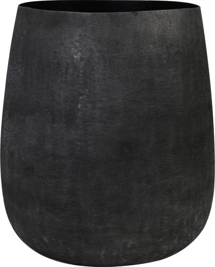 Light & Living Bloempot Genoli - Zwart - Ø39cm - Modern