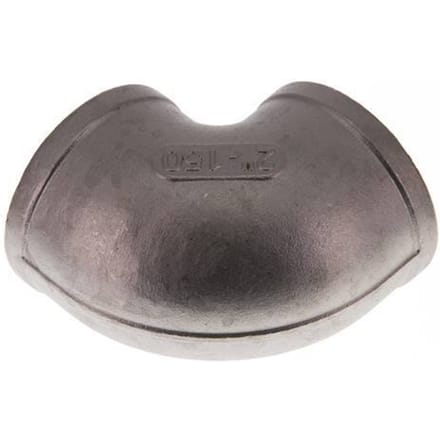 Rp 2'' RVS L-Fitting 90graden 10 Bar - FL2E-F-SH-200R-S
