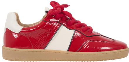 DWRS label Poona Verniz Red / Off White Größe: 39 | Trainers Outlet | Damen | Rot