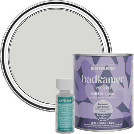 Rust-Oleum Grijs Badkamer Tegelverf Hoogglans - Wintergrijs 750ml