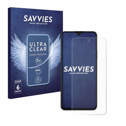 Savvies - Screenprotector voor Honor 90 Smart - Folie Beschermfolie transparant 6 Stuks