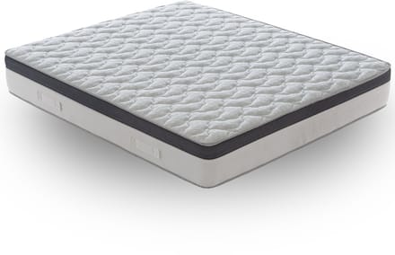 iLoveSleep - Matras POSITANO 100x190 Pocketvering Matras - Dikte 27 cm - Premium Kwaliteit - Ergonomisch - Gemiddeld - 7 cm traagschuim