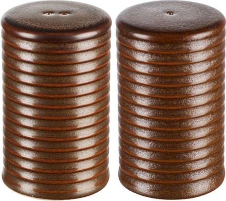 ASA Selection zout- en peperstrooier set Brown, porselein, bruin, 6,5 cm, 23390238