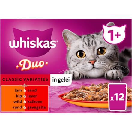 Whiskas Duo Senior Classic Variaties Multipack - 12 x 85 gr