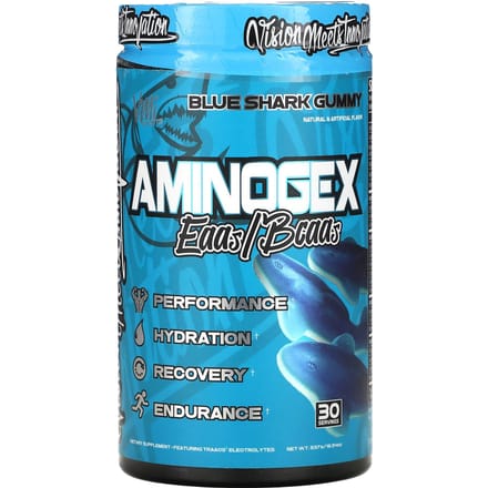 VMI Sports, Aminogex, EAA/BCAA, Blue Shark Gummy, 537 g (18,94 oz)