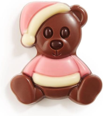 Chocolade - knuffelbeer - roze - 300 - gram - geboorte - babyshower