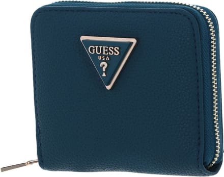 GUESS Portemonnee Meridian Small Zip Around Wallet Teal Petrol