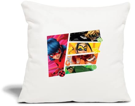 Miraculous Superhelden Ladybug Chat Noir Vesperia Sierkussenhoes, 45 x 45 cm